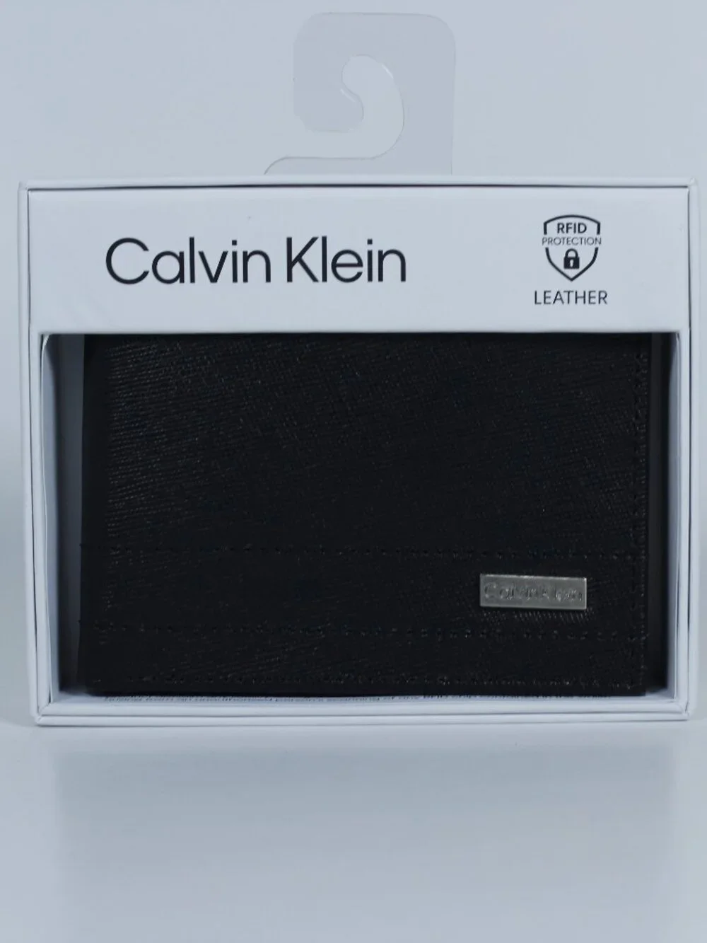 Original Calvin Klein Leather Wallet with RFID Protection – New in‎ Box